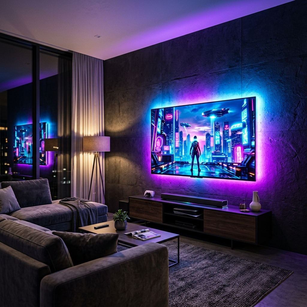 Auralux Ambilight System en televisor